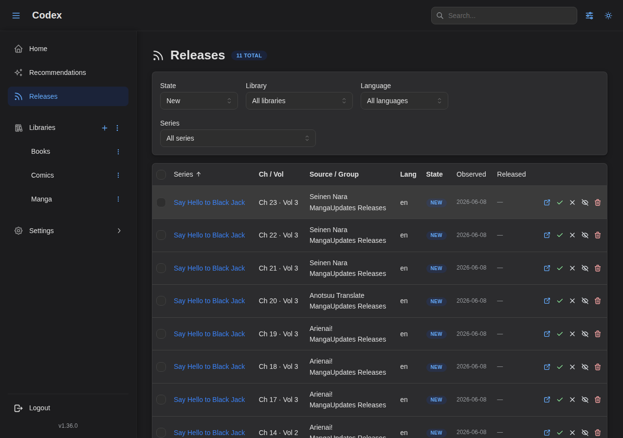 Releases Inbox - New