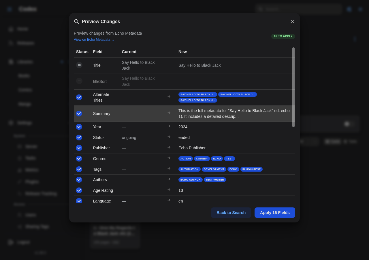 Metadata Preview