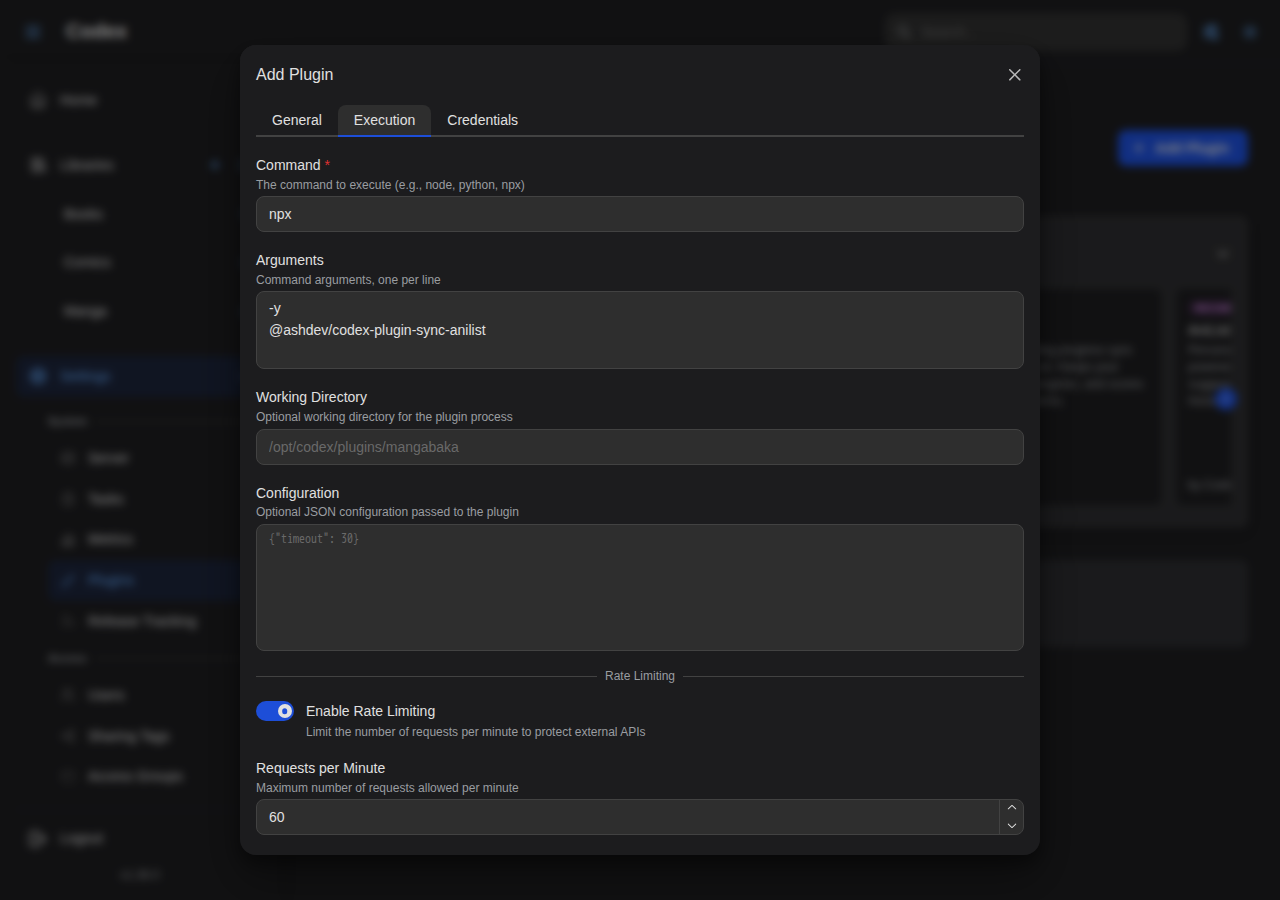 Add Sync Plugin - Execution